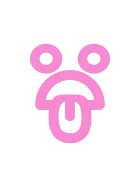 Mide bulandırıcı yüz simgesinin dönen hareket animasyonu