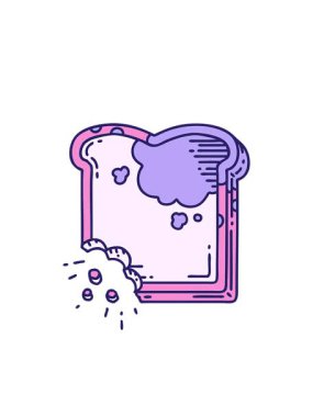 Yanıp sönen radyal çizgiler geleneksel şekilli küflü ekmek şeklinde dövme animasyonu