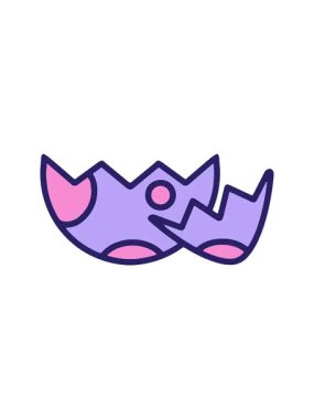 Boyalı yumurta kabuğunun dönen hareket animasyonu