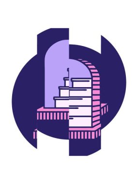 Bir mezar taşının dövmesel görüntüsü bölünen hareket canlandırması