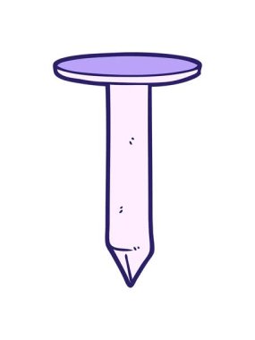 Çizgi film çivisinin pixelize etkisi