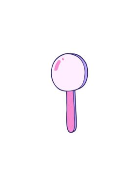 Çizgi film lolipop çiziminin gösterişli satış animasyonu