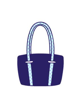 kırmızı büyük bir çantanın çizilmiş çizgi film karalamalarının efekt canlandırması