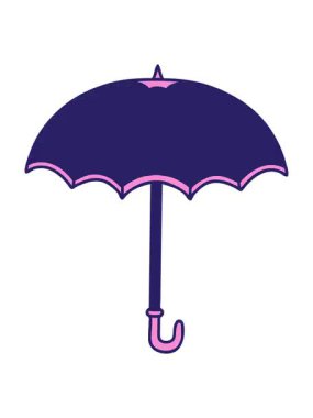 Dövmenin geleneksel bir şemsiye stilinde canlandırma efekti