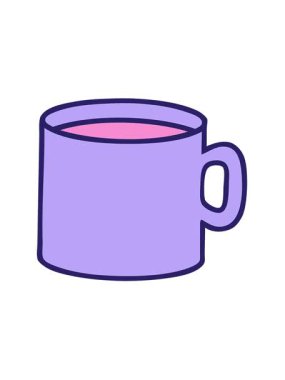 Kahve tasarımının ikonik dövme şeklindeki görüntüsünün titreşimli hareketi.