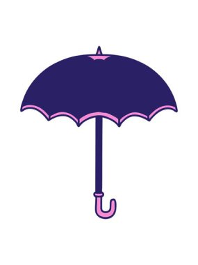 Geleneksel bir şemsiye tarzının canlandırmasını salla ve duraklat