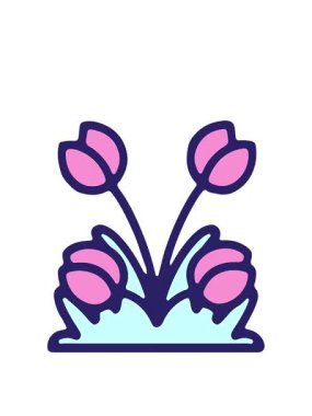 el çizimi lalenin animasyonunu büyütüyor