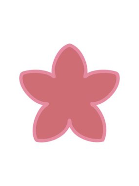 Japon tarzı tek bir çiçek tasarımının dikkat çekici animasyonu