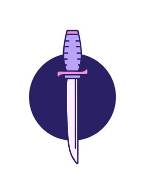 Hançerin ikonik dövme görüntüsünün animasyonunu bob ve duraklat