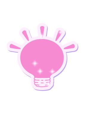 Parlayan ampul çıkartmasının ışıltı etkisi