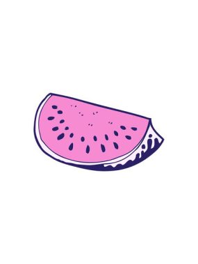 Karpuz diliminin hareketli animasyonu