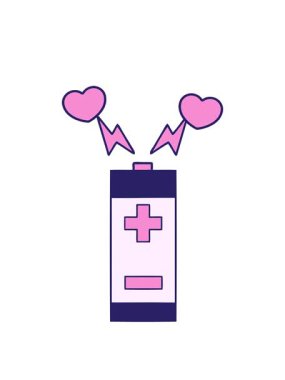 dönen kalp pili animasyonu