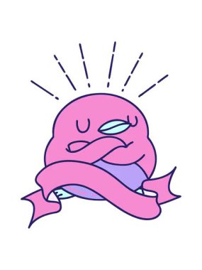 benekli Robin 'in pixelize etkisi canlandırması