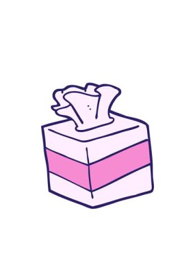 el çizimi karikatür tarzı karikatür doku kutusunun hareketli animasyonu