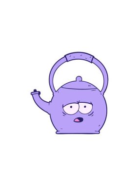 Satış flaş animasyonu çaydanlık çizgi filmi