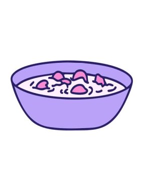 Geleneksel Brezilya fasulye feijoada güvecinin titreşimli hareketli animasyonu