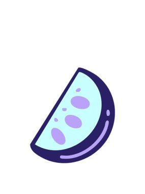 Brezilya limon karikatürünün sıçrama hareketi animasyonu