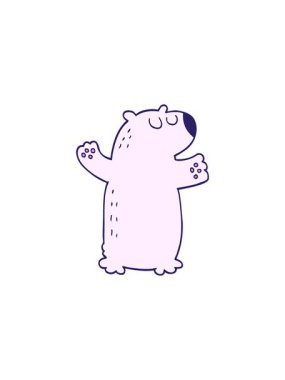 Kutup ayısı çizgi film elementinin bölünme etkisi