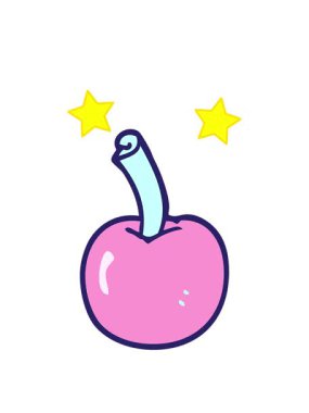 dönen yıldızlar çizgi film kirazının animasyonu