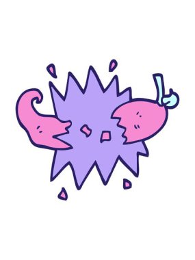 el çiziminin hareketli animasyonu karikatür tarzı kırmızı acı biber.