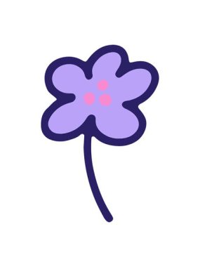 tatlı çiçek çizgi filminin hareketli animasyonu