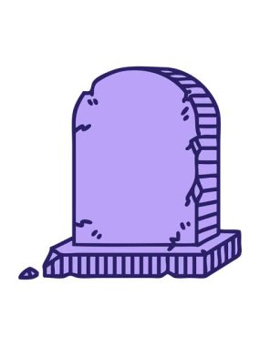 bir mezar taşının hareketli görüntüsü