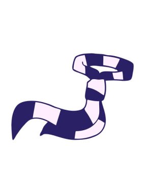 Karikatür ofis kravatının titreşimli hareketi