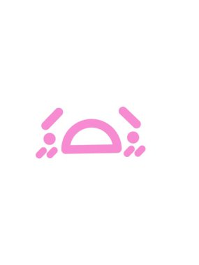 Mutsuz şok olmuş yüz simgesinin yatay titreşimli animasyonu