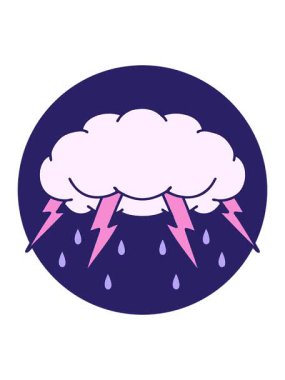 Bir fırtına bulutunun ikonik dövme görüntüsünün basınçlı canlandırması