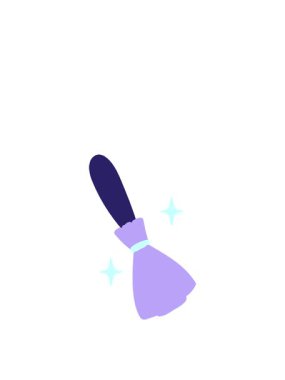 Sihirli süpürge süpürgesinin zıplama hareketi