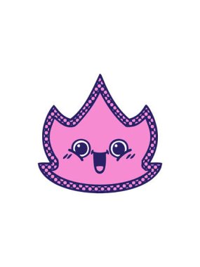 Bir yangının garip çizgi filminin yıldız patlaması etkisi animasyonu