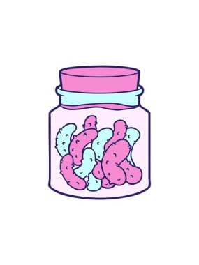 Turşu turşusunun hareketli animasyonu