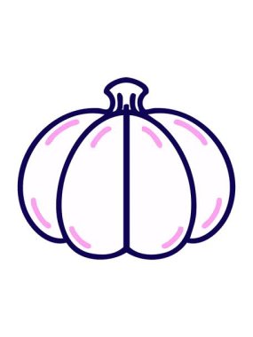 Japon mutfak kabaklarının neon ışık efektleri kabak kabağı kabağı.