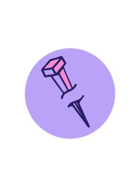 Çizgi film çivisinin satış animasyonu