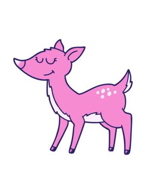 bir geyik çiziminin animasyonunu bob ve duraklat