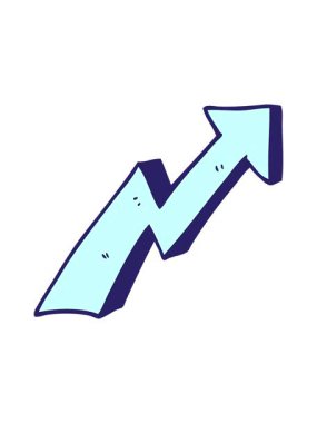 Karikatür karalama iş büyüme okunun dikkat çekici animasyonu