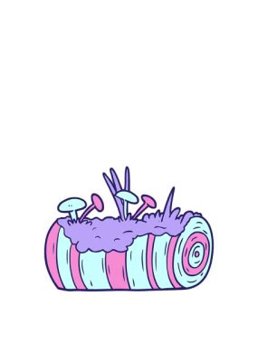 Mantarlı eski bir çizgi filmin animasyonunu uzatıyorum.