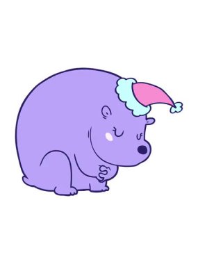 Titreyen hareketler, Noel Baba şapkası takan bir kutup ayısının çizdiği çizgiler.