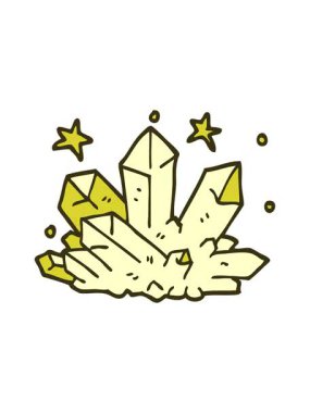 Karikatür karalamalarının renk değişimi kristal parlaklığı