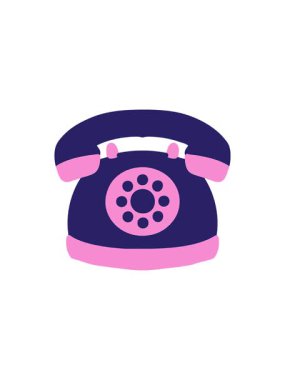 Eski tarz telefonun radyoaktif parlayan animasyonu