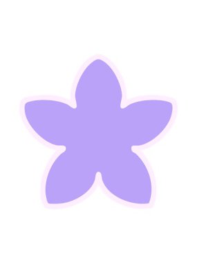 Geleneksel bir Japon çiçek tasarımının dönen hareketli animasyonu