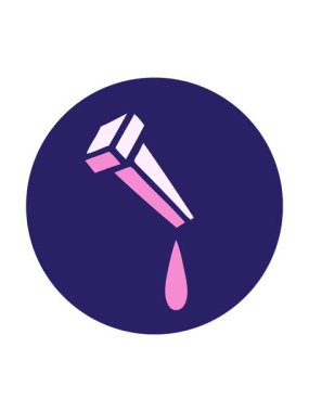 Demir çivi çiziminin dönen hareket animasyonu