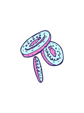 Çizgi film sikkelerinin yıldız patlaması etkisi animasyonu