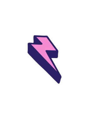 Işıltı karalamalarının ikonik dövme tarzının radyoaktif parlayan animasyonu