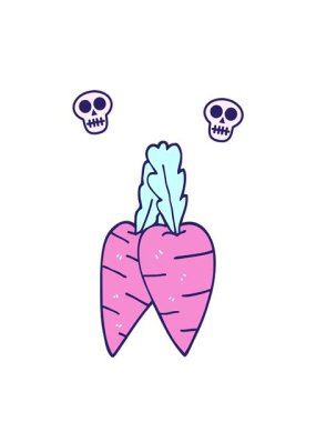 karikatür karikatür karalama organik havuç animasyonu