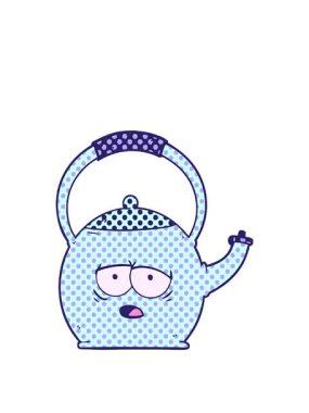 Çizgi film çaydanlığının animasyonunu genişletiyor