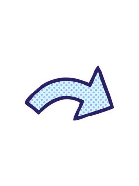 Dikkat çekici çizgi roman stili çizgi film karakteri.