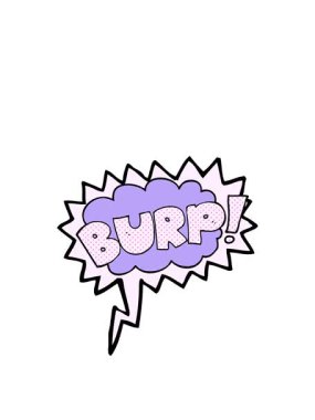 Konuşma baloncuğu geğirme metninin animasyonu açılıyor