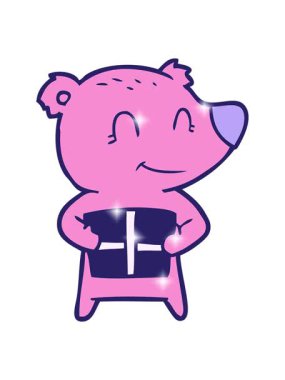 Şimdiki ayı karakterinin simge etkisi