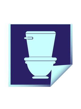 Klozet karesi soyma etiketi çiziminin canlandırmasını çalıştır